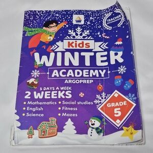 Kids Winter Academy ArgoPrep 2 weeks Grade 5 Workbook Sept-Dec Homeschool